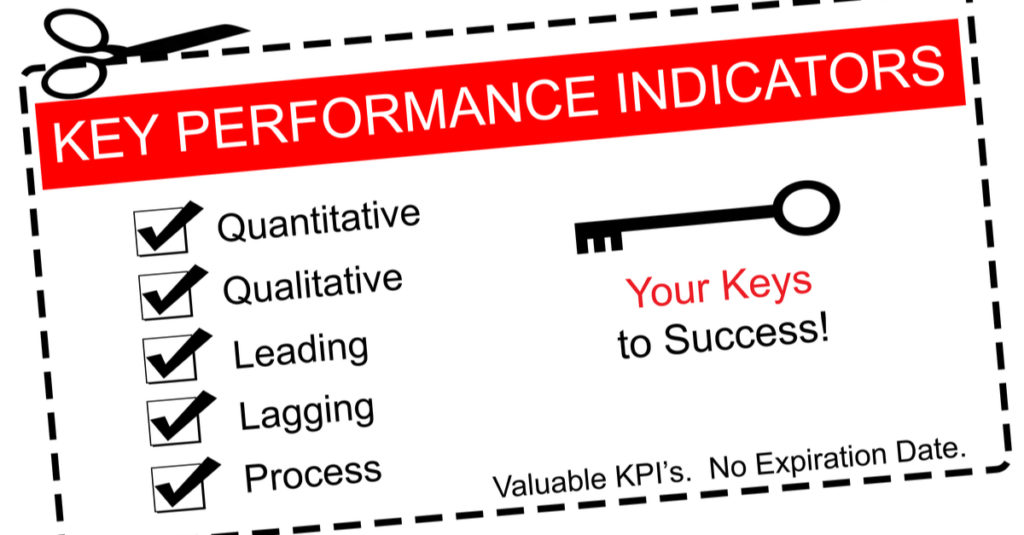 Tick list of KPIs